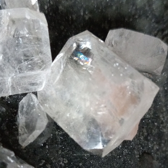 Raw Apophyllite Crystal Moon Display Piece - Picture 8 of 8